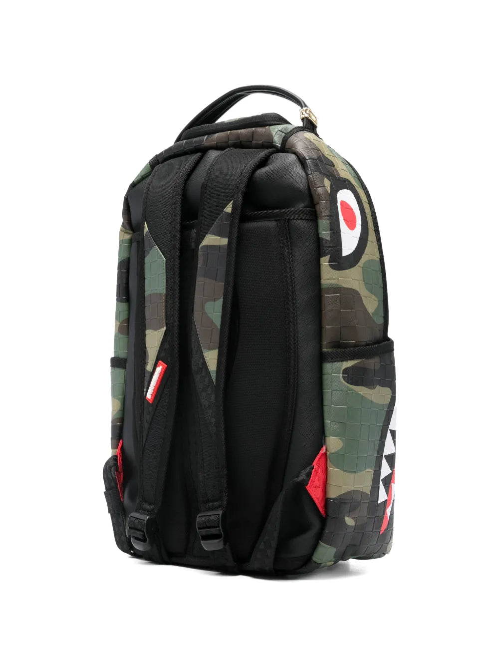 Backpack with shark mouth design