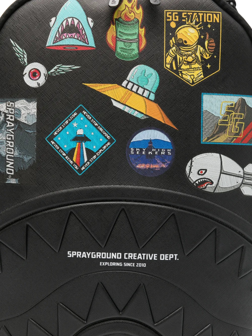 Backpack with graphic print