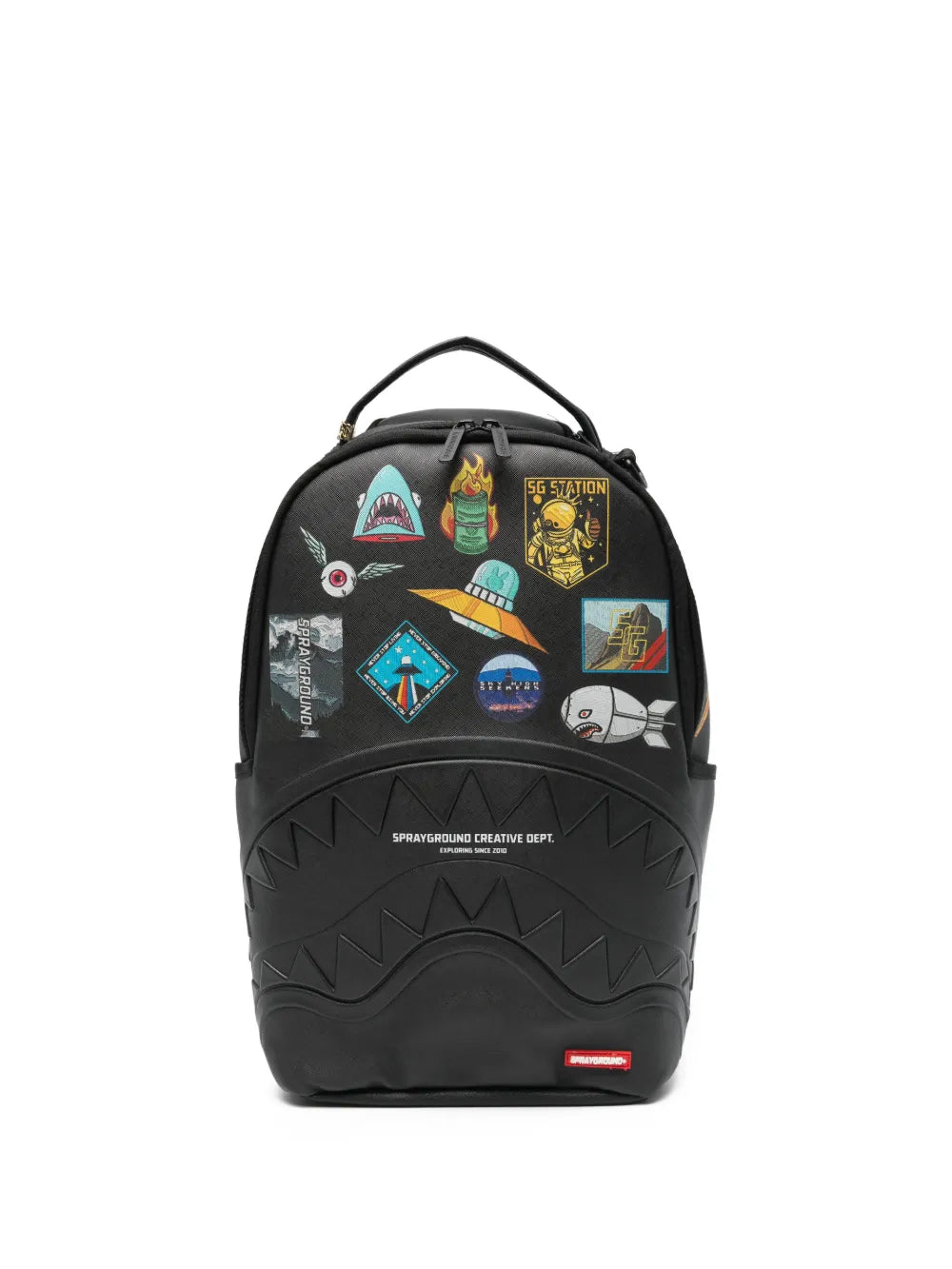 Backpack with graphic print