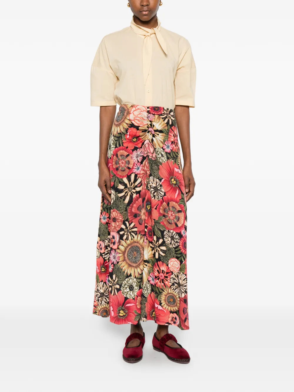 FlowerShop Maxi Skirt