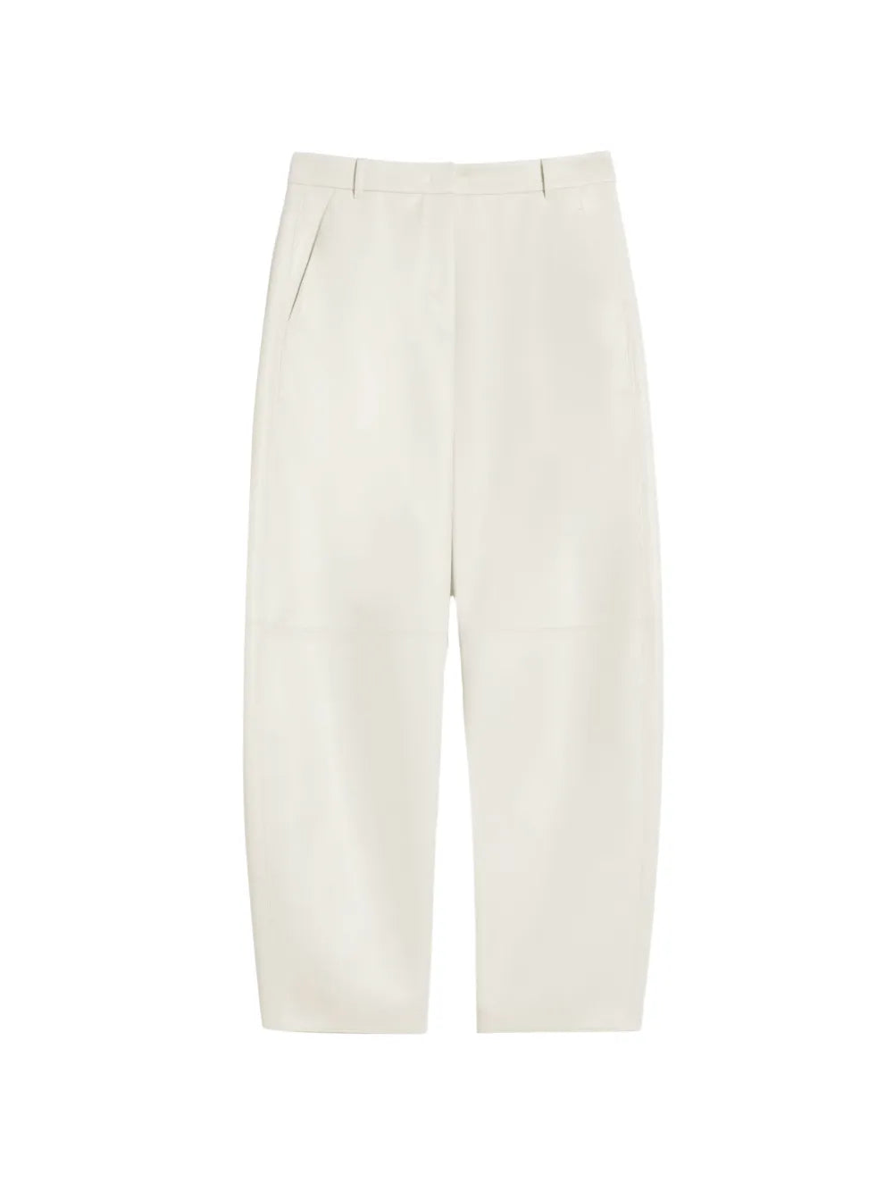 Straight pants with inserts