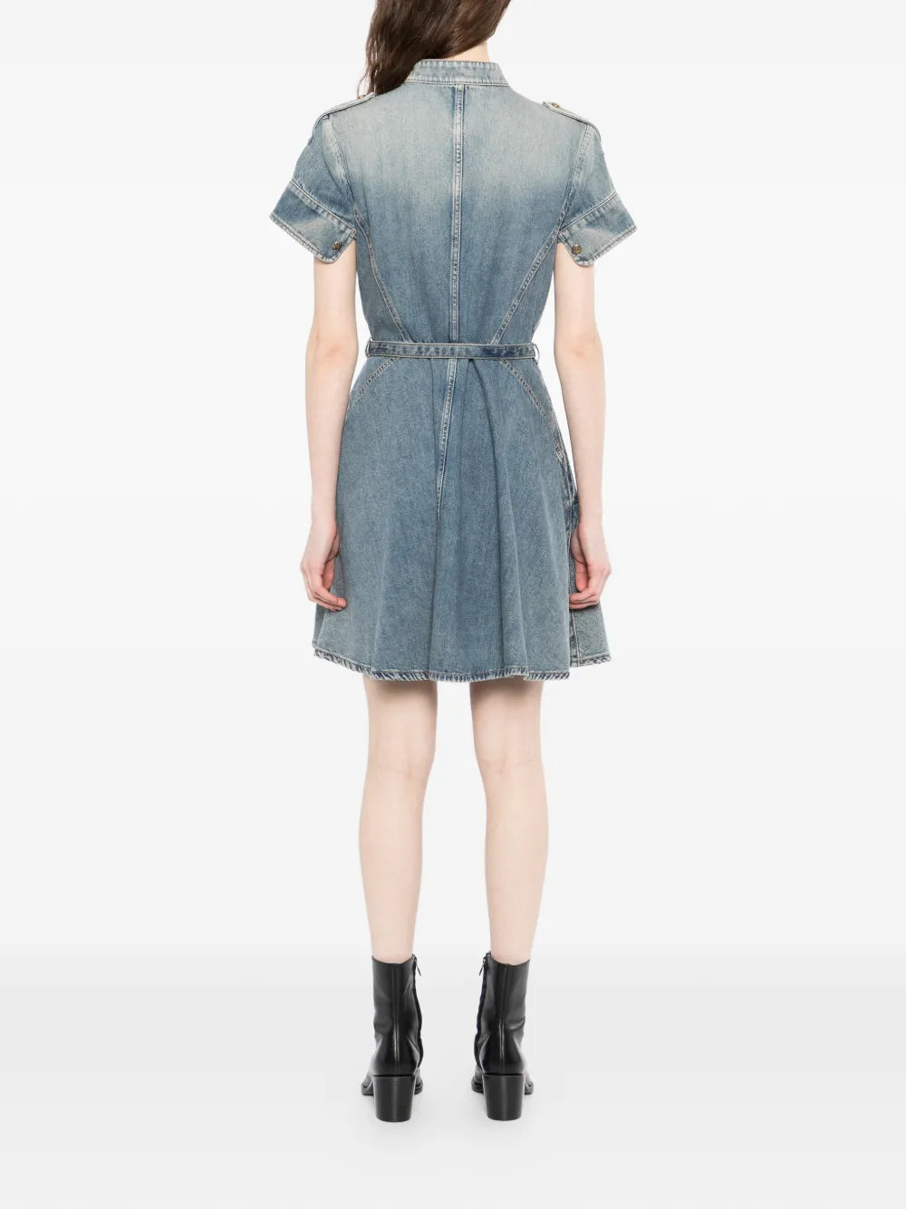 Classic denim mini dress