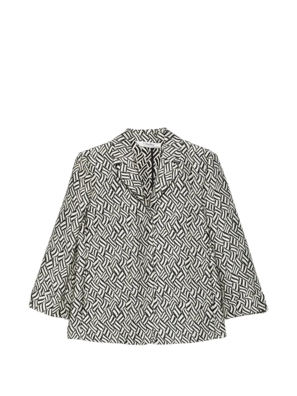 Lira Blazer with Jacquard Pattern