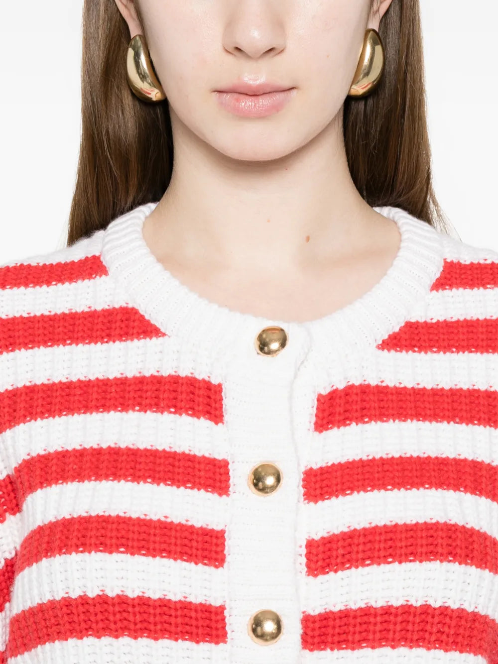 Gestreifter Cardigan