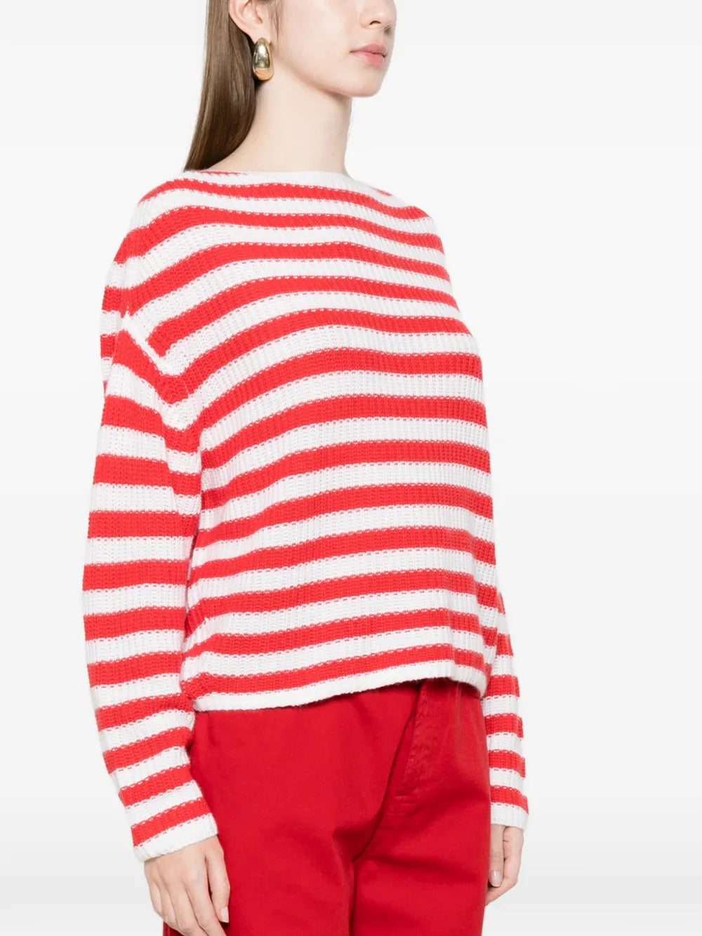 Pullover mit U-Ausschnitt