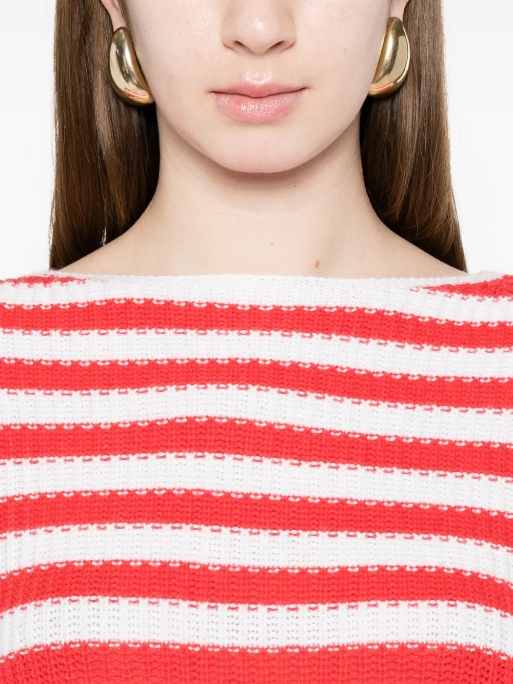 Pullover mit U-Ausschnitt