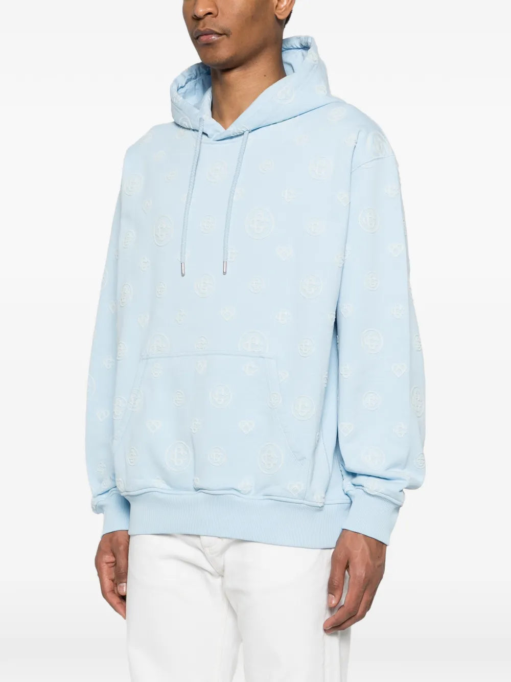 Hoodie mit Monogramm-Patch