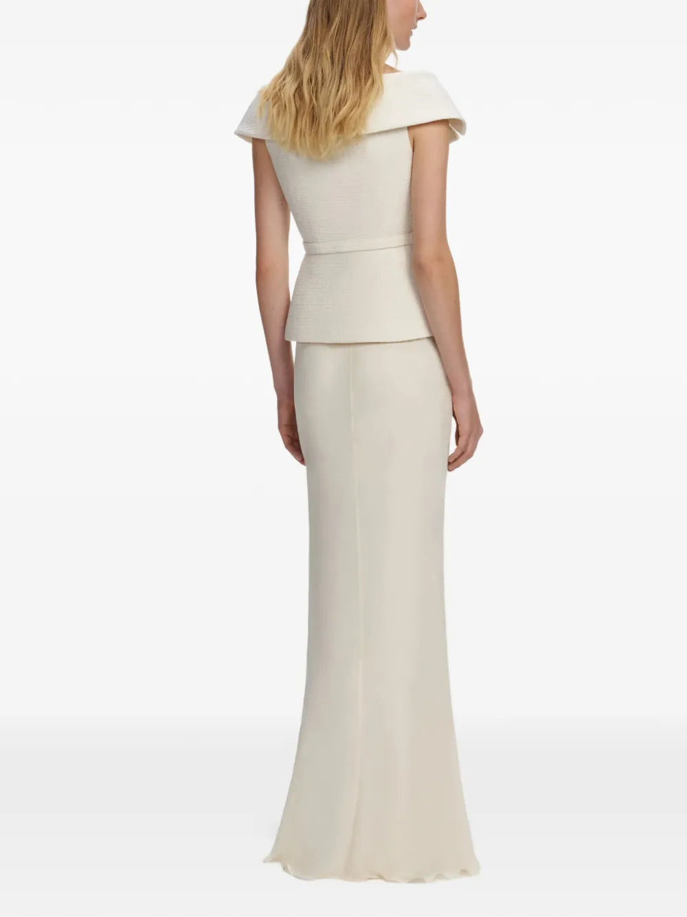 Maxikleid mit verziertem Gürtel