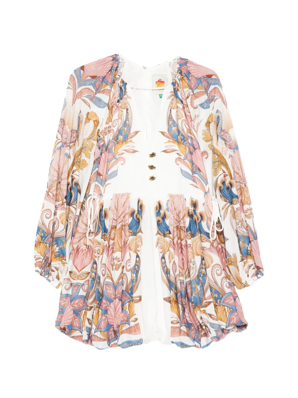 Sea Garden mini dress with floral print