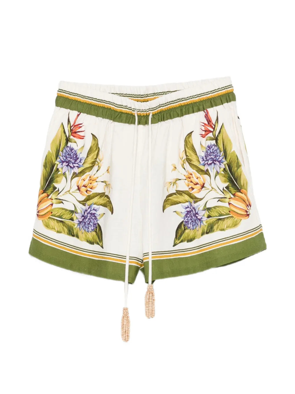 Shorts mit Blumen-Print