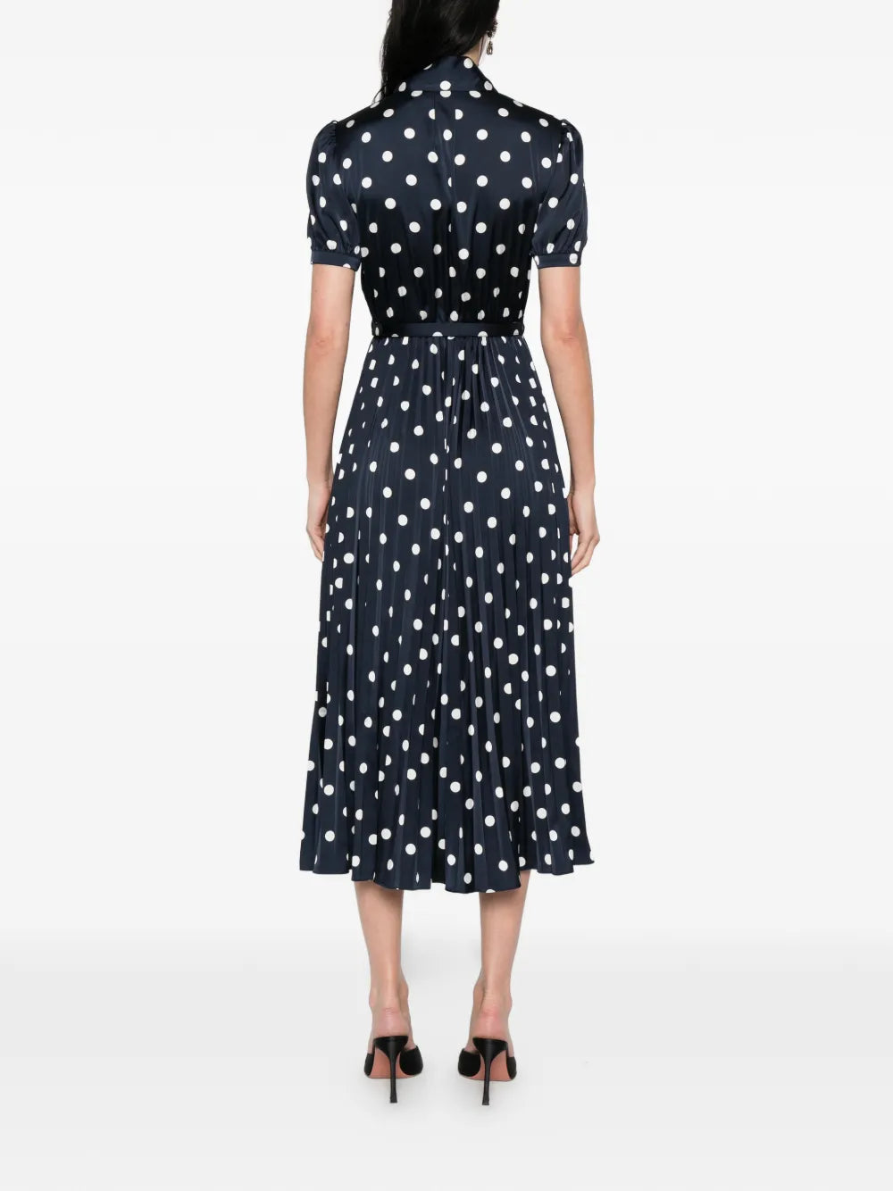 Midikleid mit Polka Dots