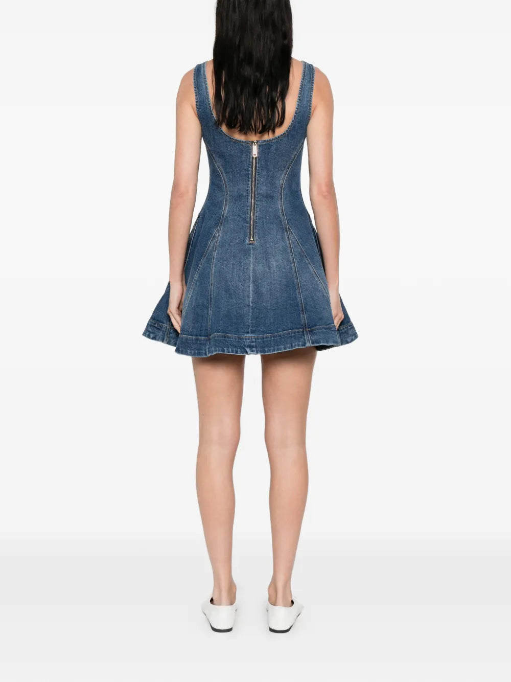 Minikleid mit Rüschen