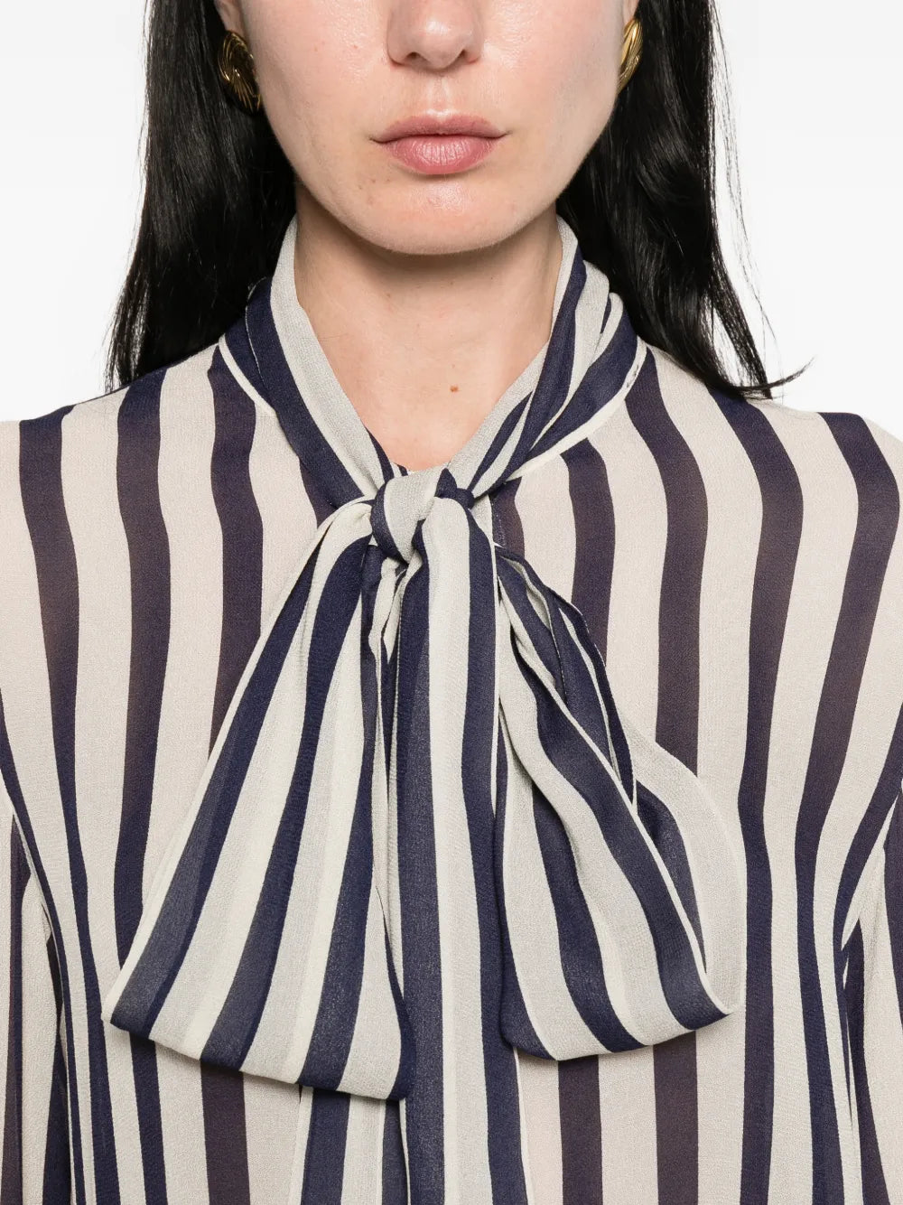 Bluse mit Streifen