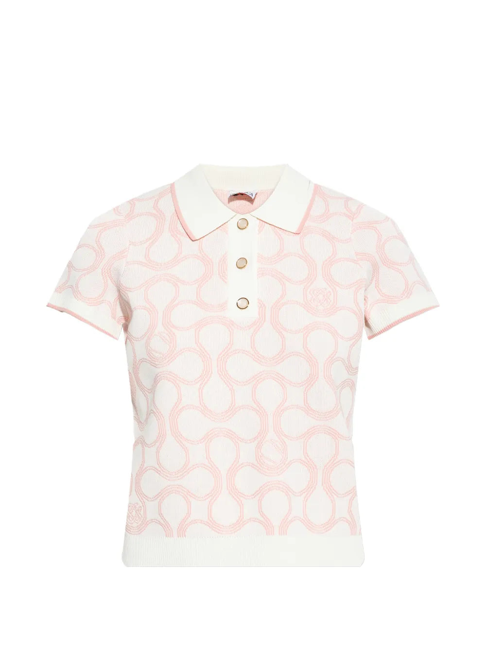 Gemustertes Poloshirt