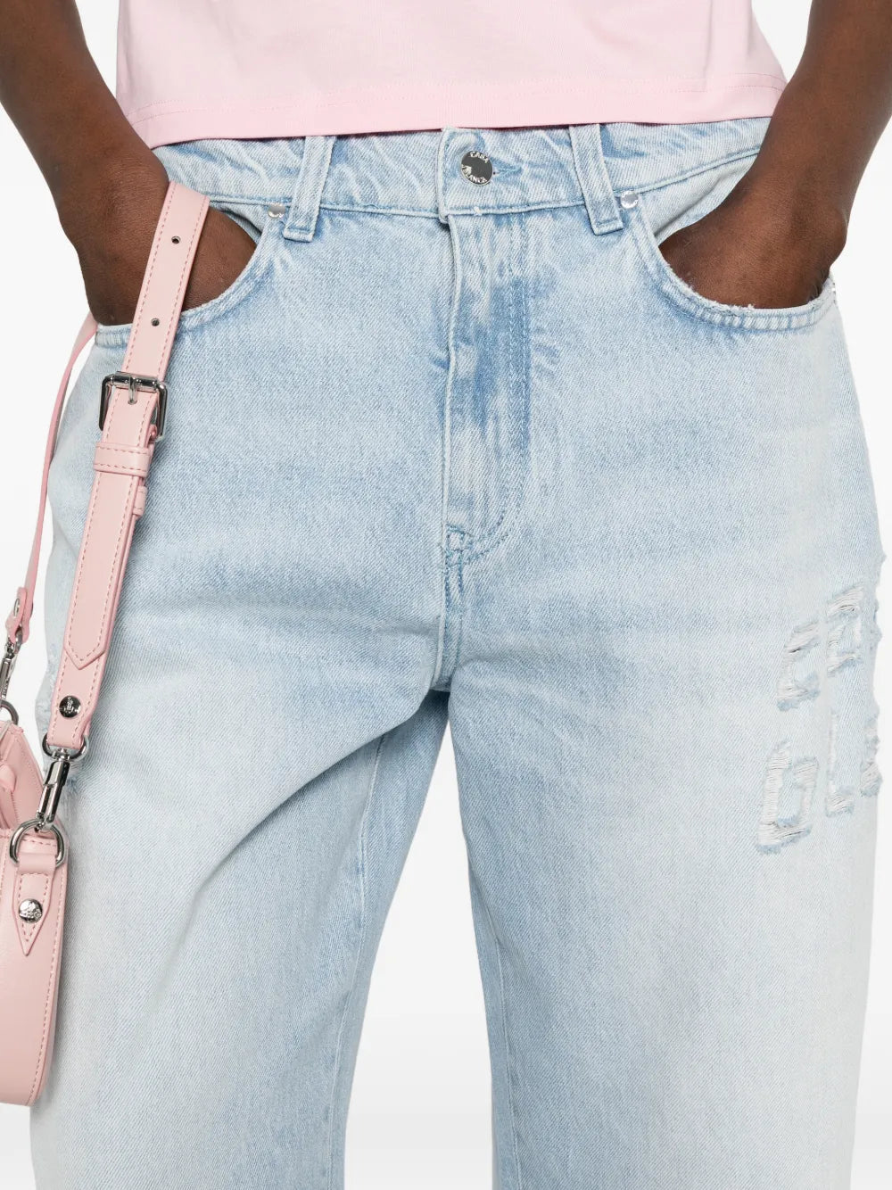 Jeans in distressed look