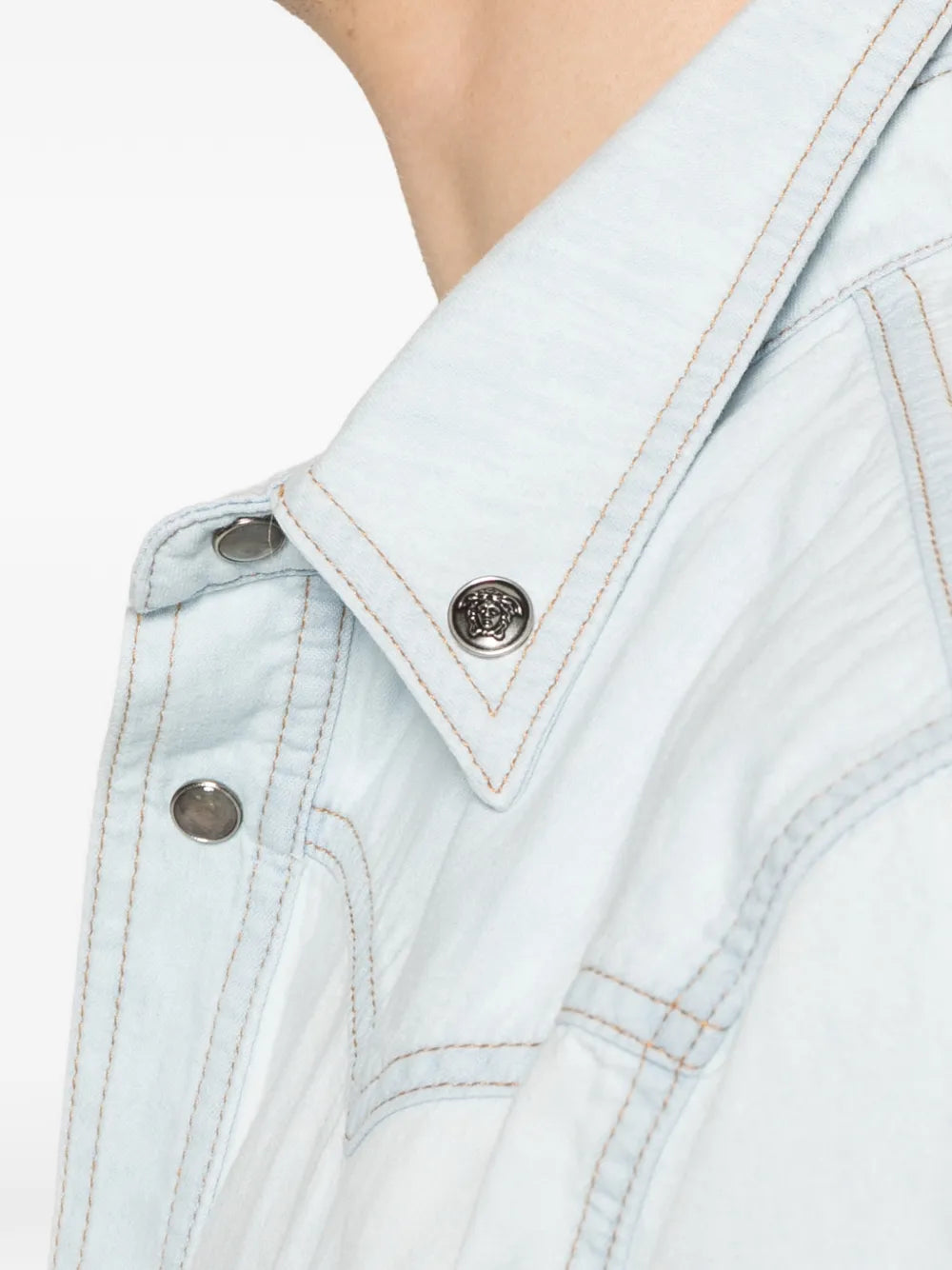 Denim Shirt in Western Style