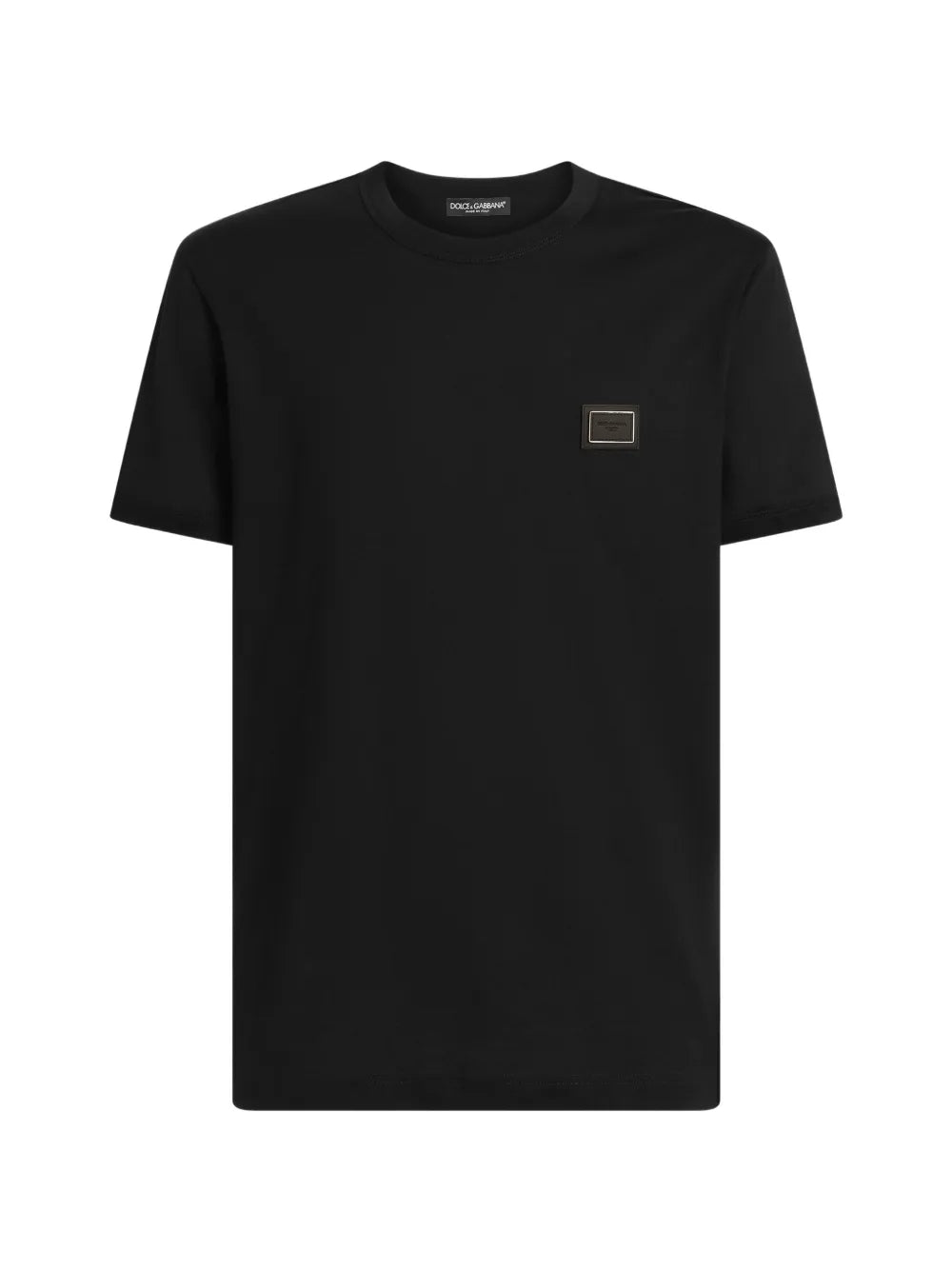 T-Shirt mit Logo-Plakette