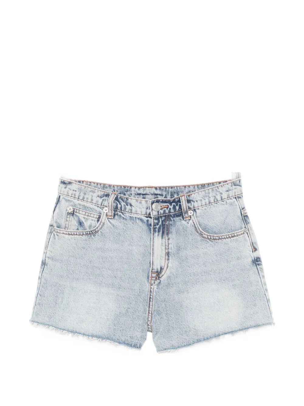 MEDINA ausgefranste Denim Shorts