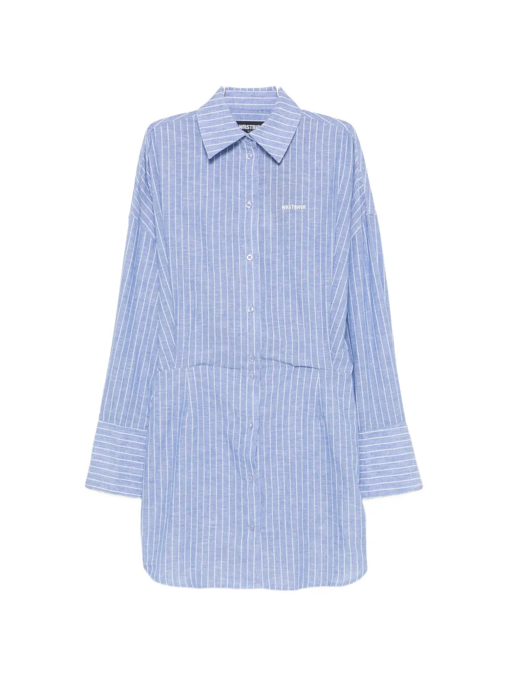 TAVINA gestreiftes Minikleid mit Knöpfen