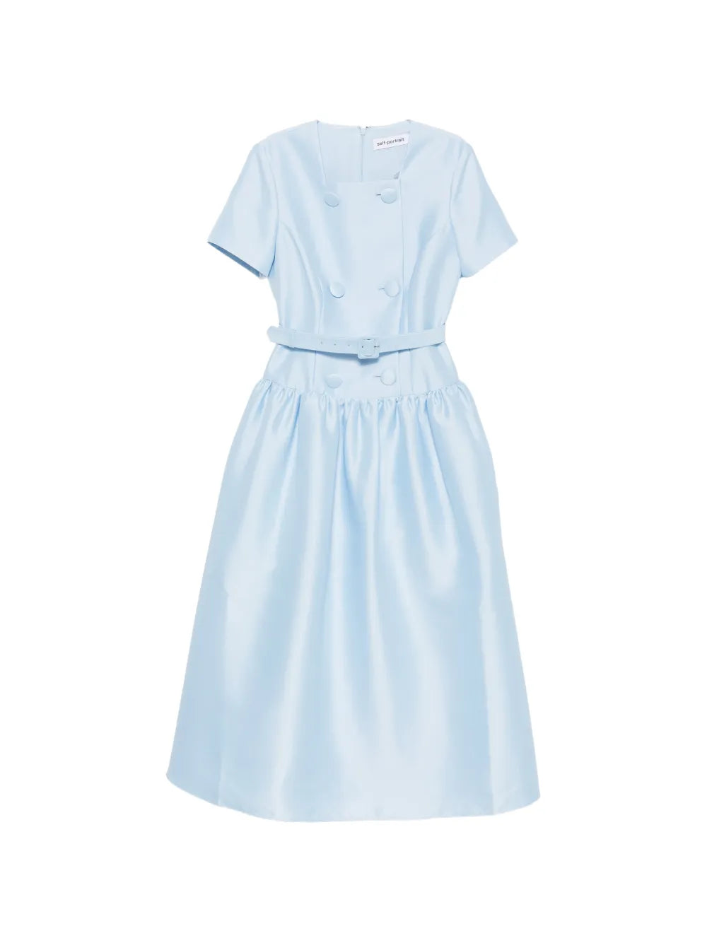 Doppelreihiges Midikleid
