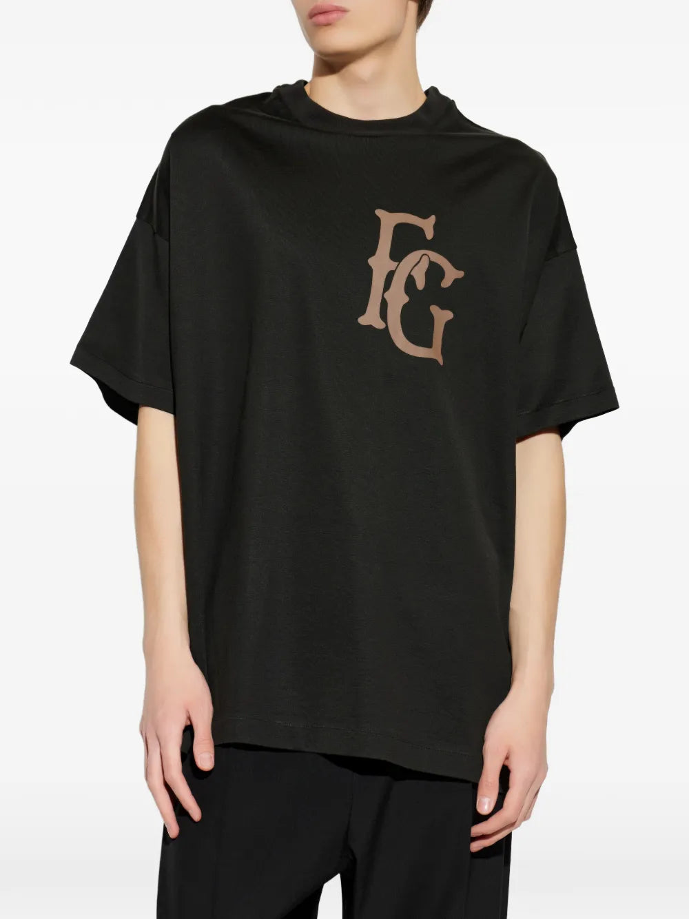 "43" logo print T-shirt