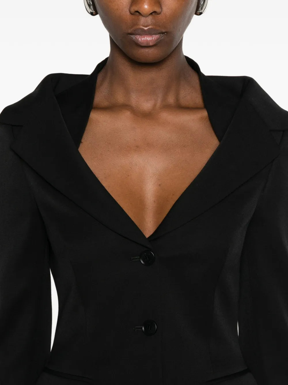 Blazer mit schulterfreiem Ausschnitt