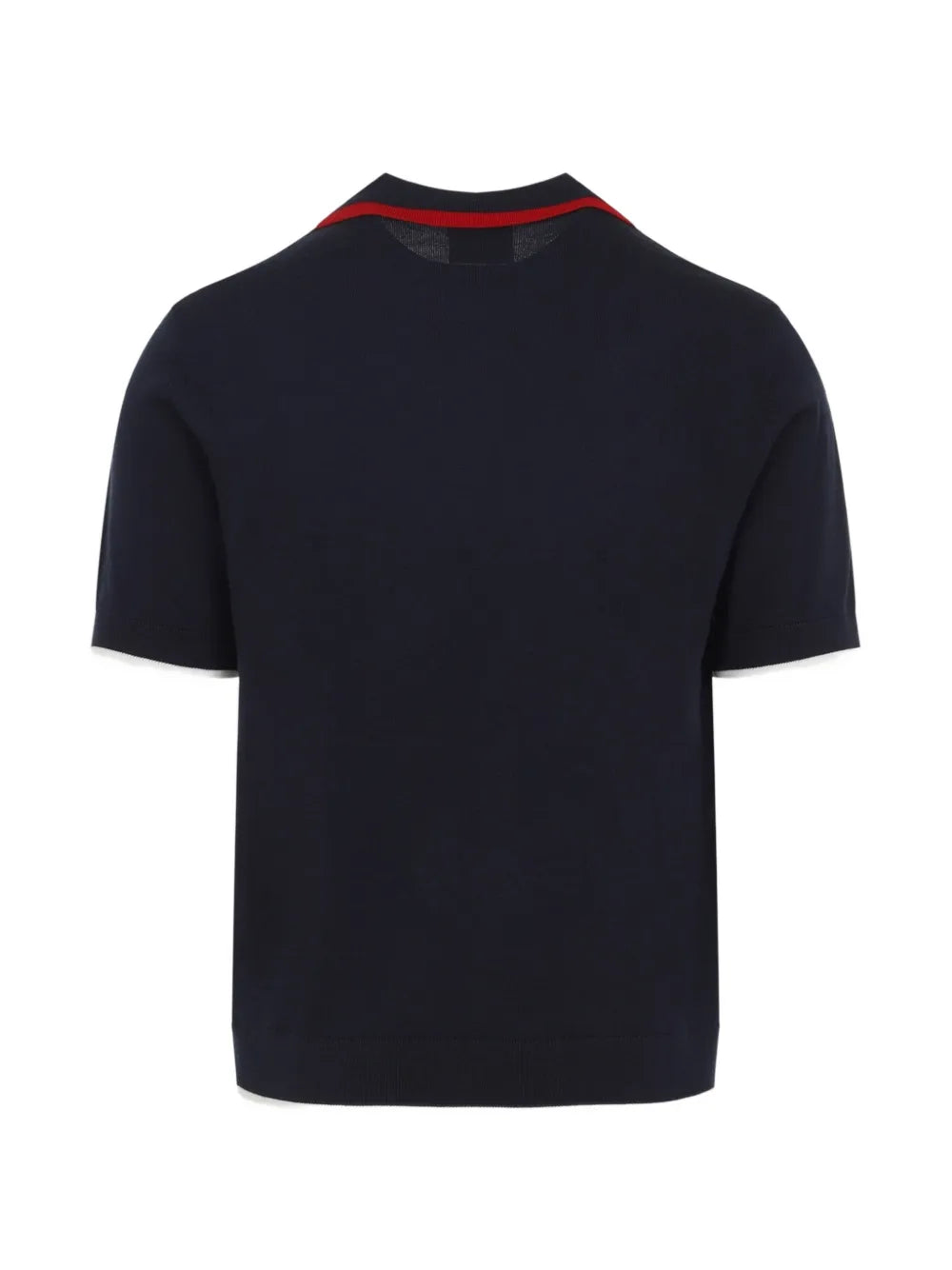 Poloshirt aus Wolle mit Reißverschluss