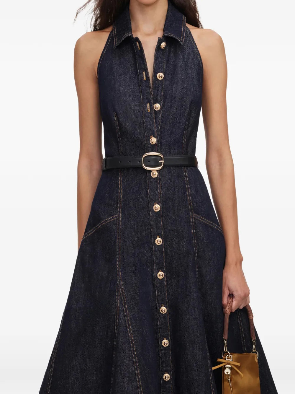 Midikleid aus Denim