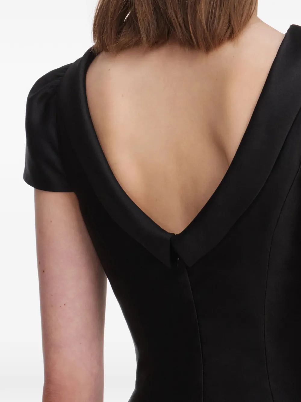 A-line mini dress with low waist