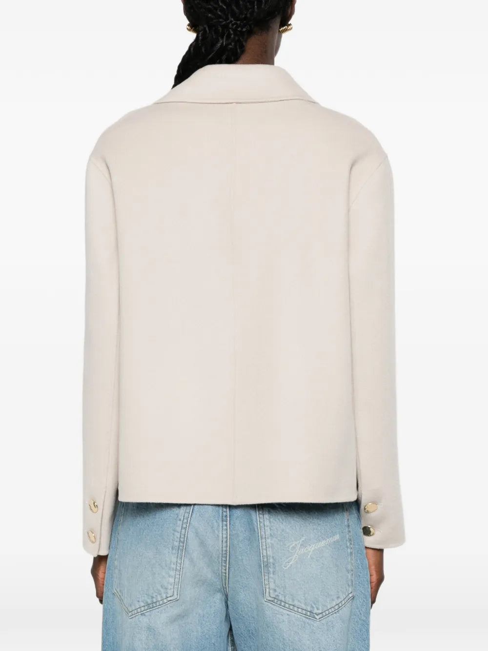 Jacke mit Brusttasche und Knopfverschluss