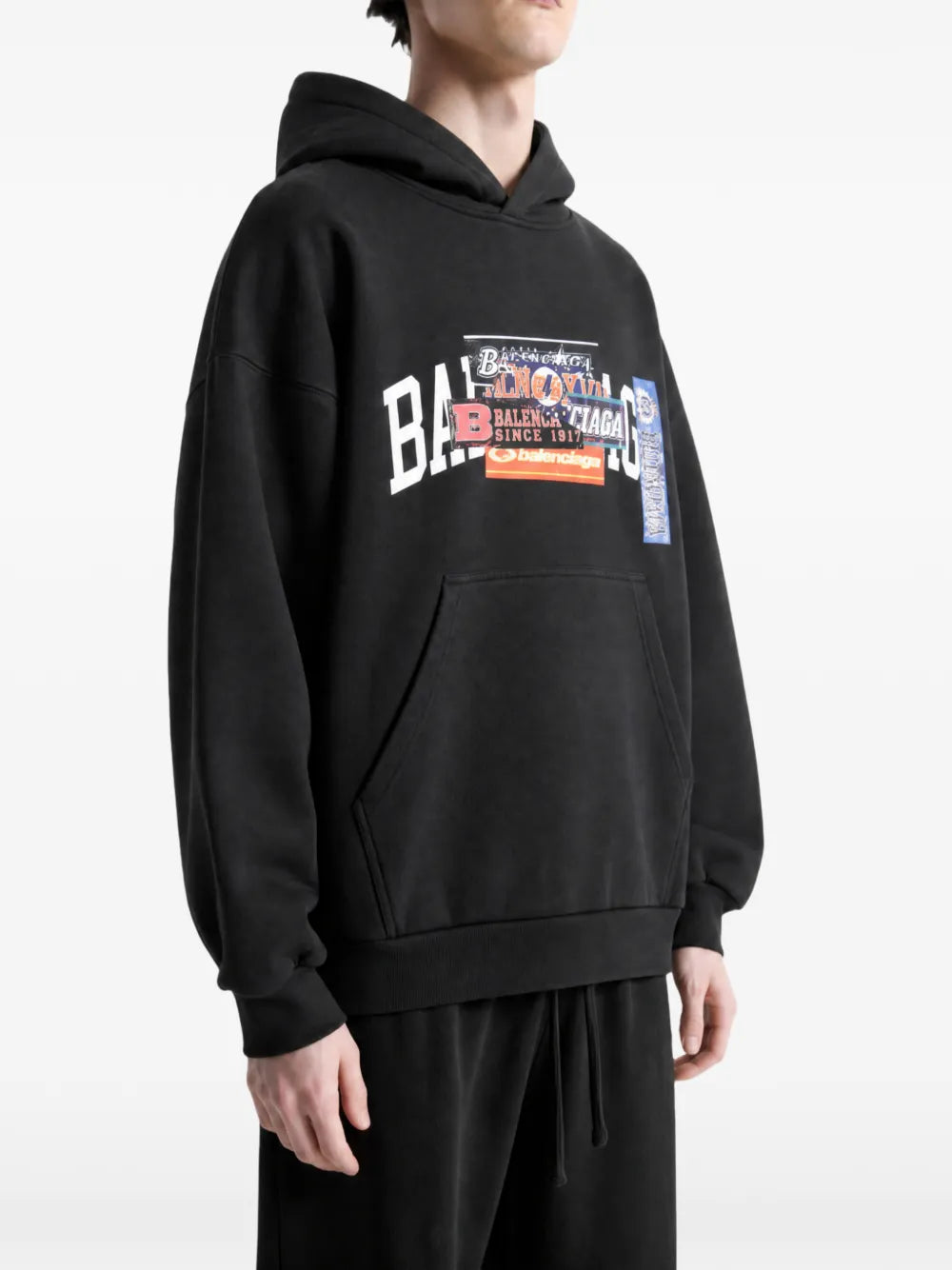 Hoodie mit Logo-Print