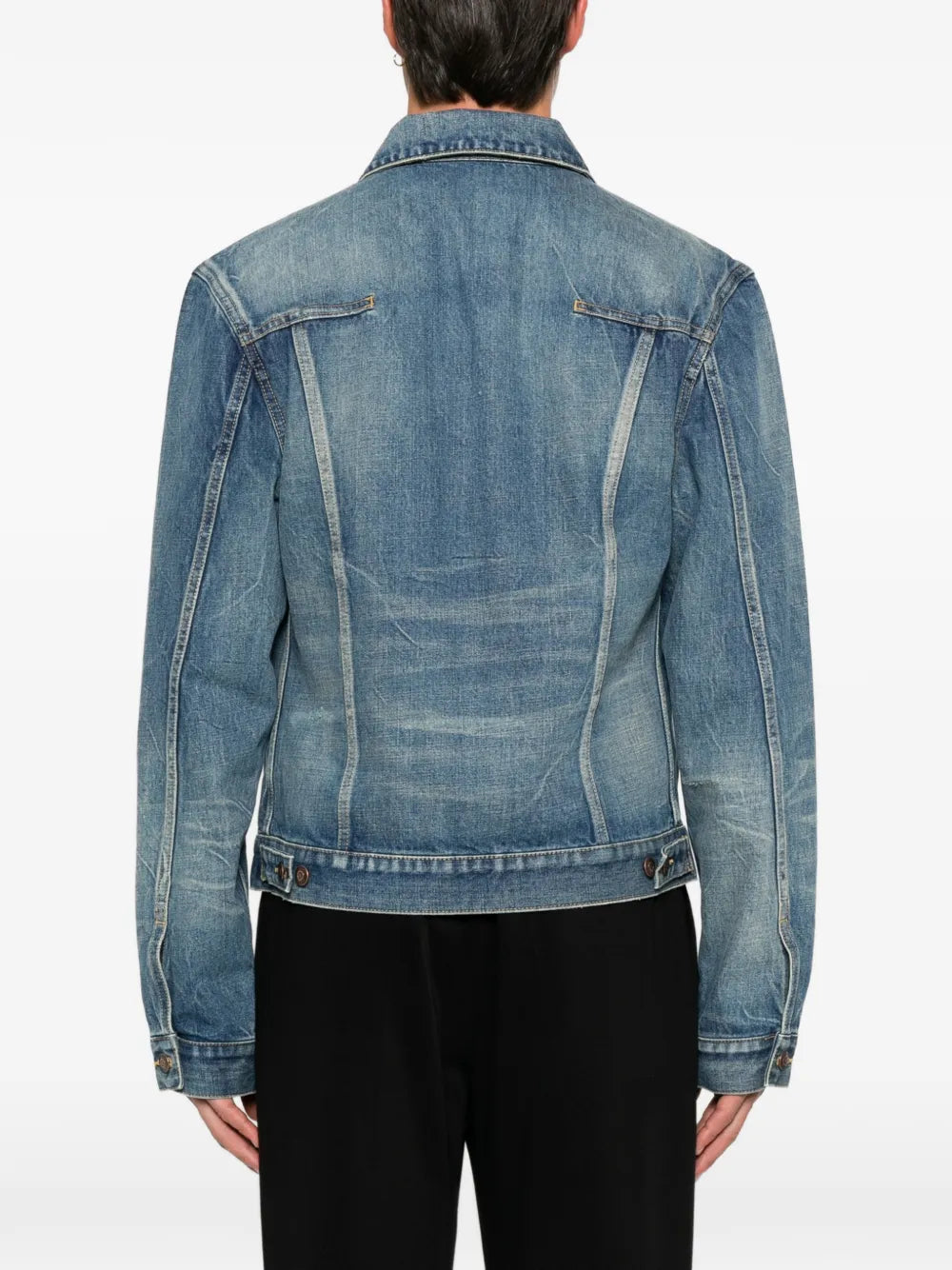 Ausgeblichene Jeansjacke