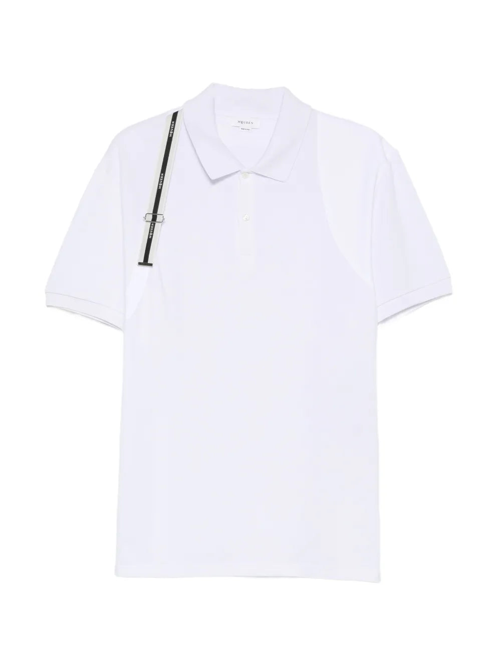 Polo-Shirt mit Riemendetails