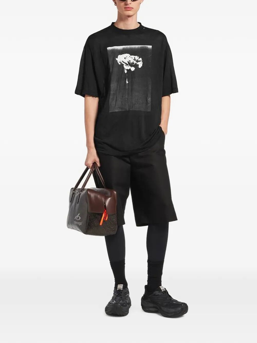 T-Shirt mit Blumen-Print