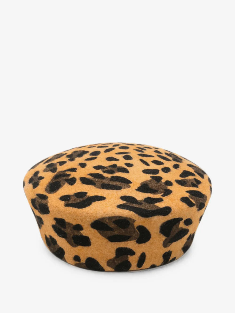 Baskenmütze mit Leopardenprint