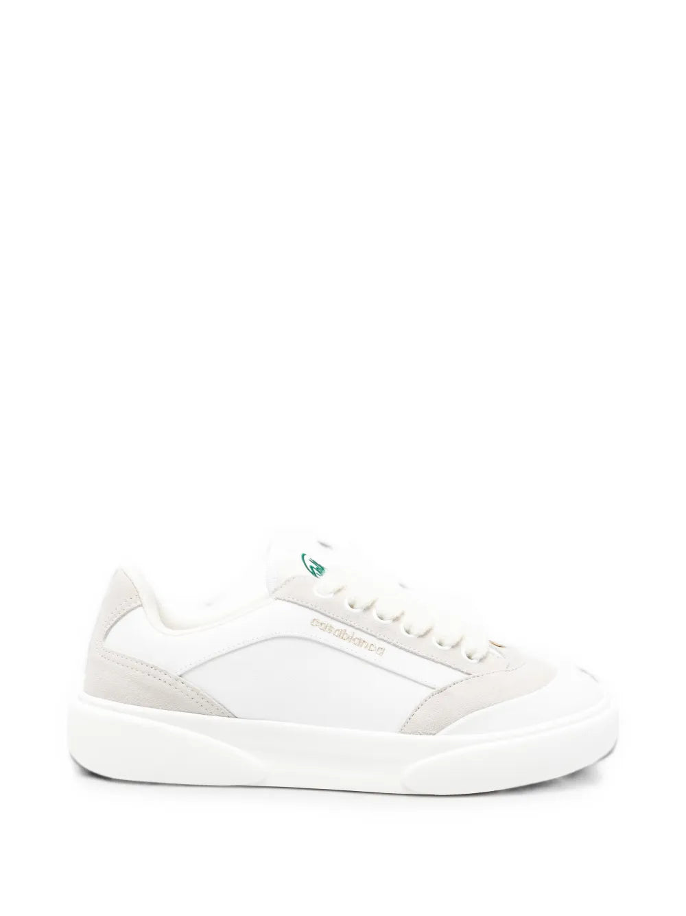 Sneaker mit Veloursleder-Einsätzen und Logo-Print