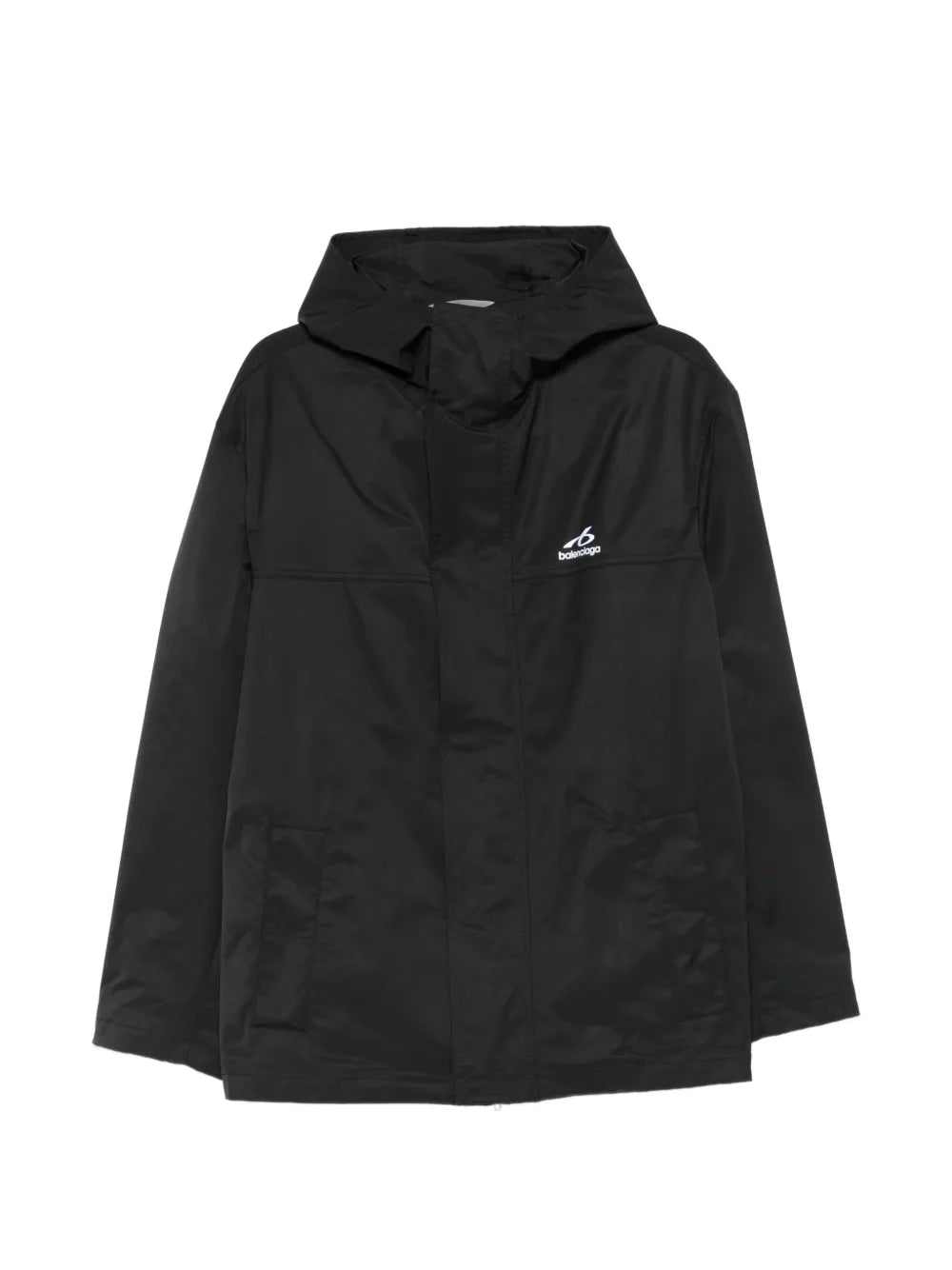 Kapuzenjacke mit Logo-Print