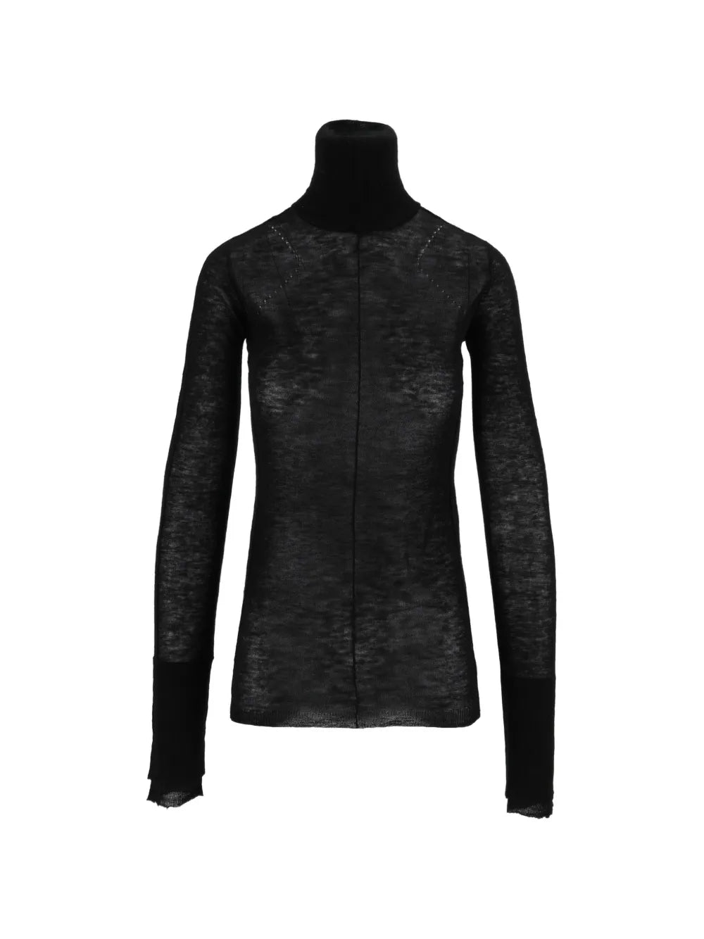 Rollkragenpullover aus Wolle