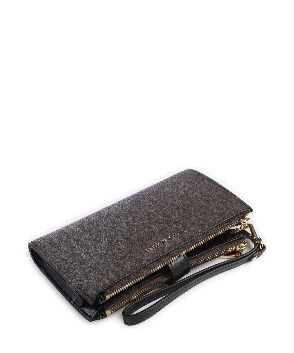 Jet Set wallet with monogram