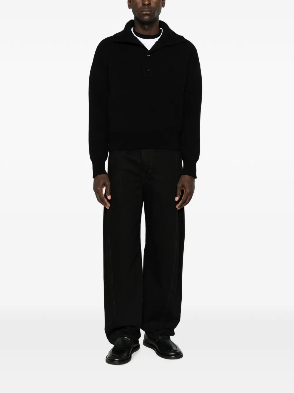Pullover mit Knopfleiste