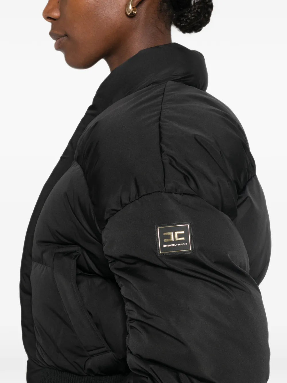 Gefütterte Cropped-Damenjacke