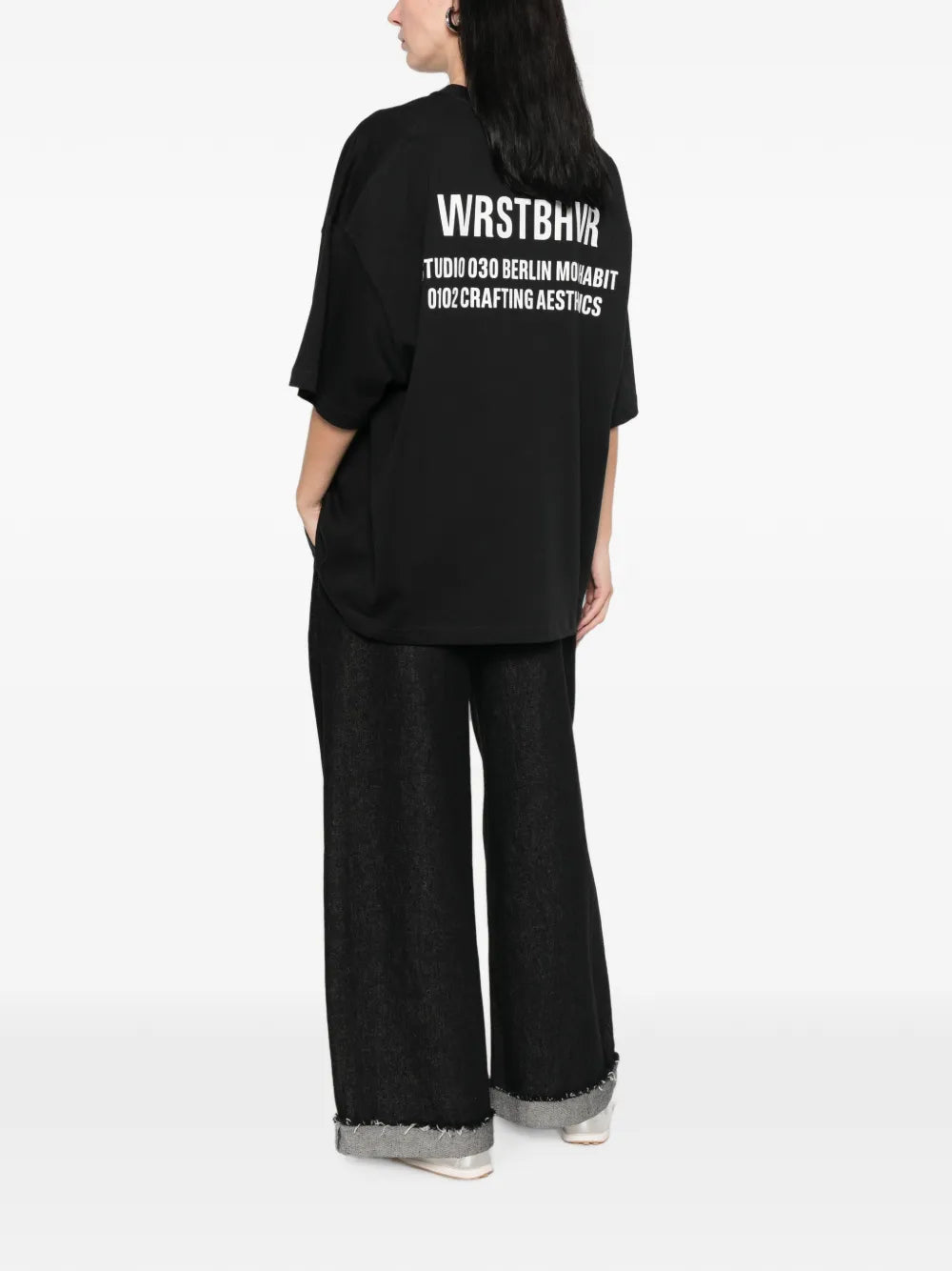 T-Shirt mit tiefen Schultern