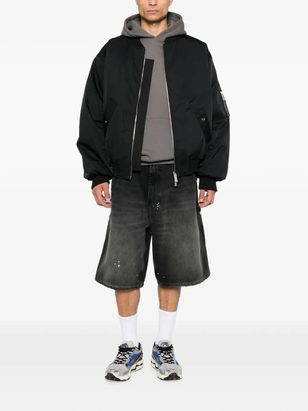 Bomberjacke mit Reißverschluss