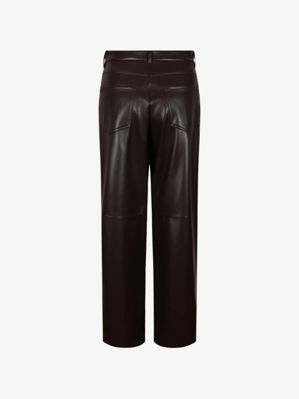 Beschichtete Straight-Leg-Hose