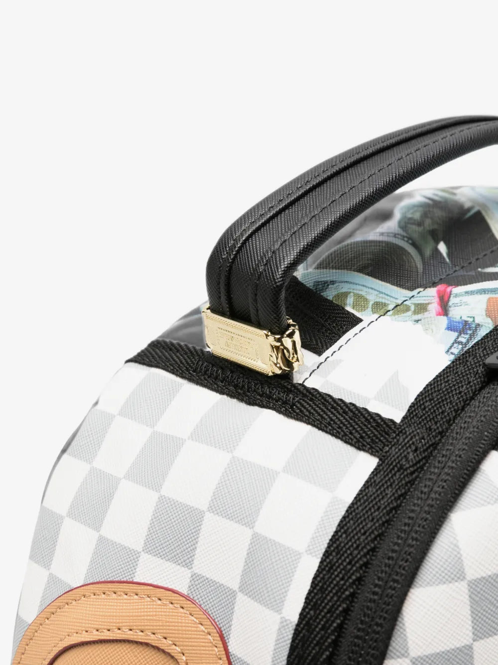 Hidden Fortune Rucksack mit Geldschein-Print