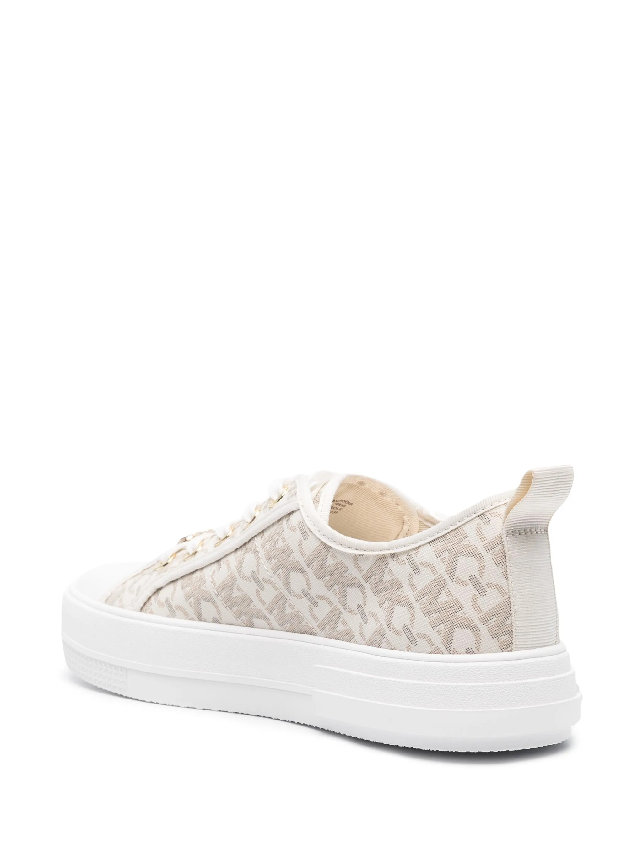 Sneakers with monogram print