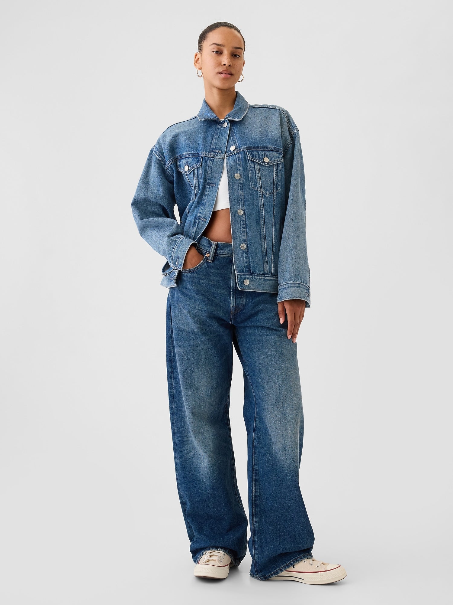Unisex Loose 90s Organic Jeans