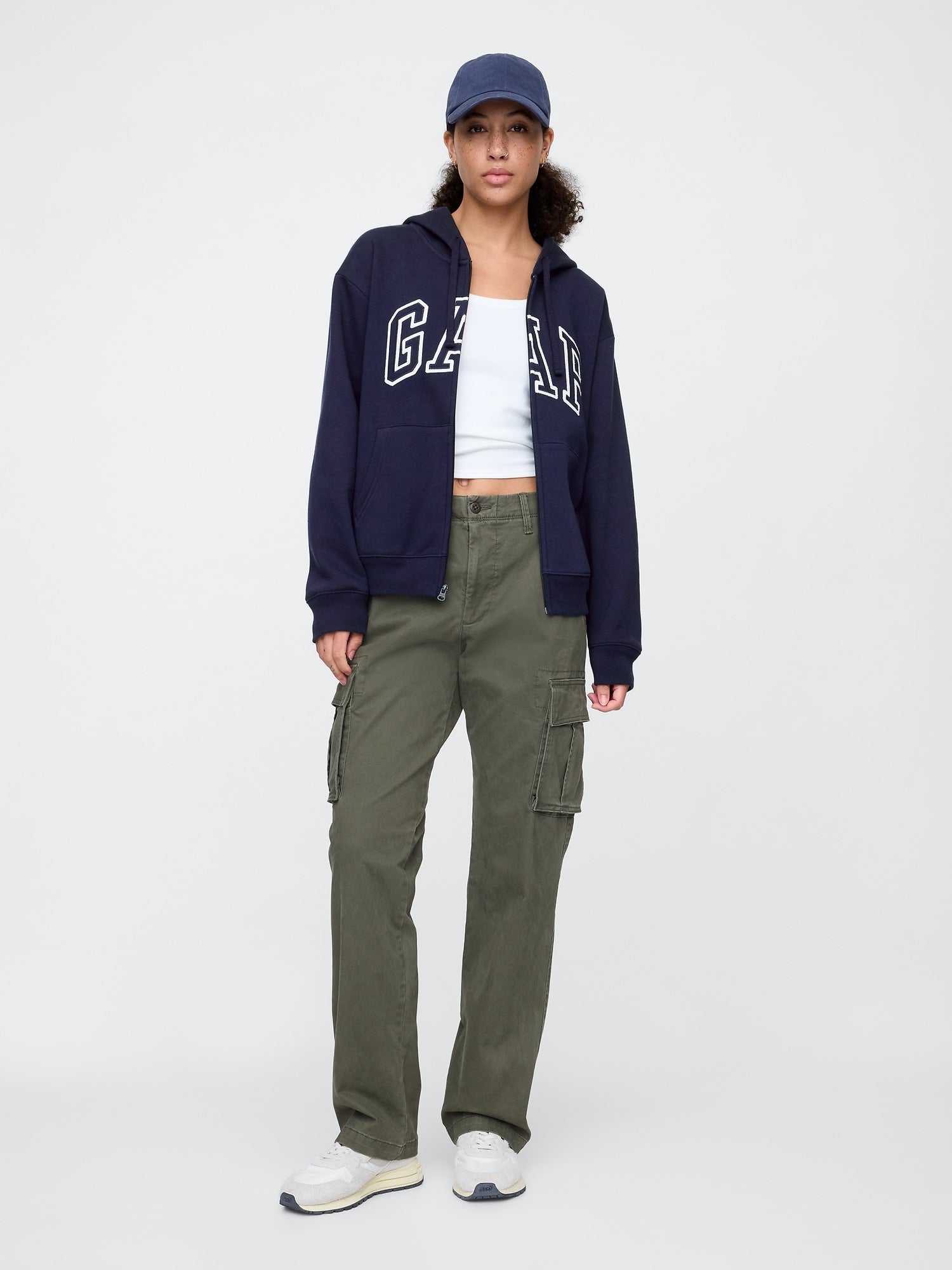 Damen-Kapuzenjacke mit GAP Logo