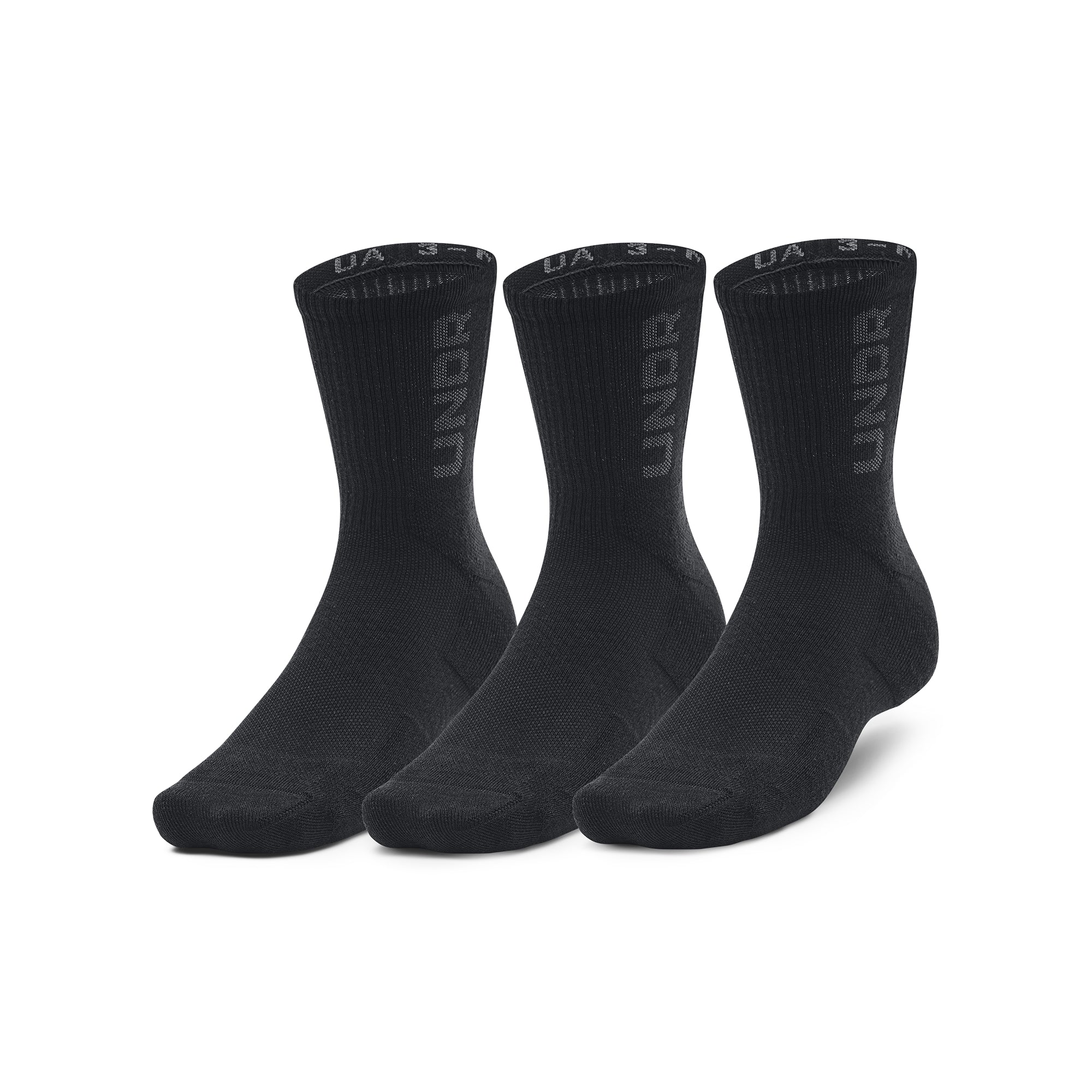 Halbhohe Unisex-Crew-Socken 3er-Packung
