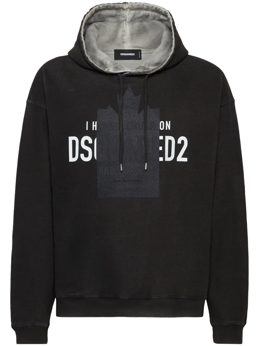 Hoodie with logo print